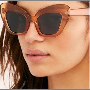 Free People x I SEA Extreme Cat Eye Sunglasses